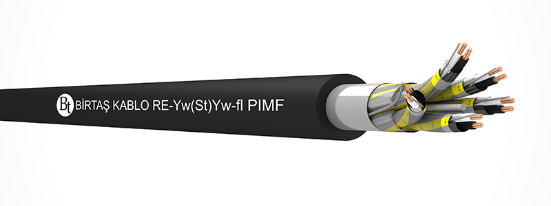 RE-Yw(St)Yw-fl PIMF    105 °C  /  300 V Cu/PVC/ISCR/OSCR/PVC